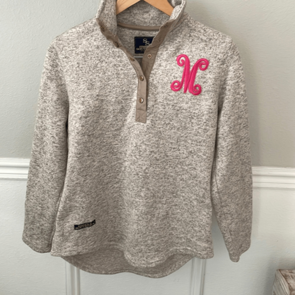 Monogrammed Simply Southern Sherpa Pullover